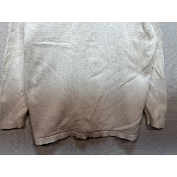 Lands' End Direct Merchants Womens Button Up Cardigan Sweater XL? White - Picture 10 of 10